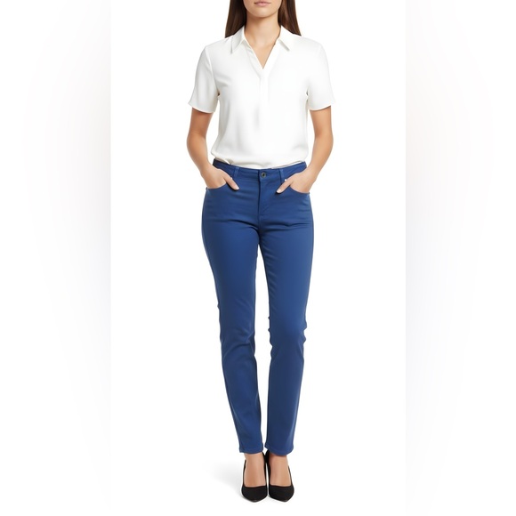 Y2K Bullhead Women's Straight Leg Jeans - Rich Blue - Size 7 - Picture 1 of 12